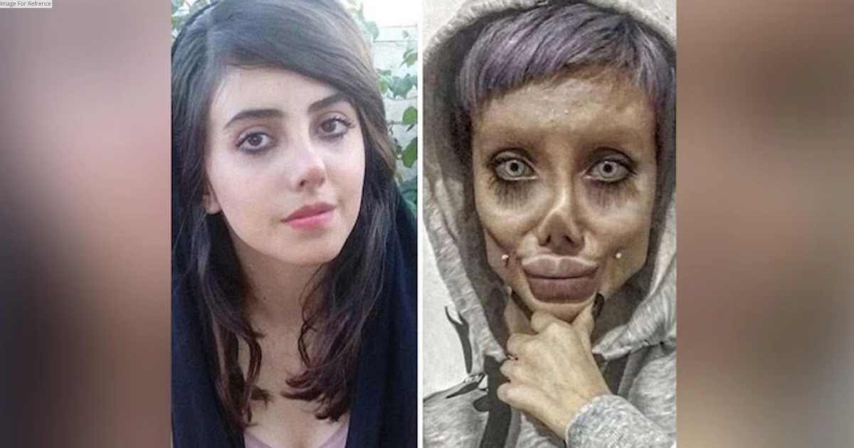 Iran's 'Zombie Angelina Jolie' reveals her real face after release from prison